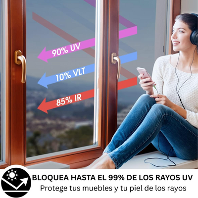 Lámina Privacidad Ventana Espejo