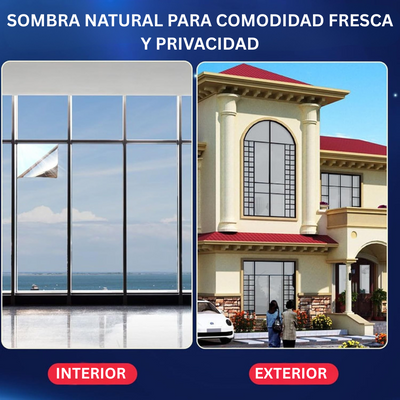 Lámina Privacidad Ventana Espejo