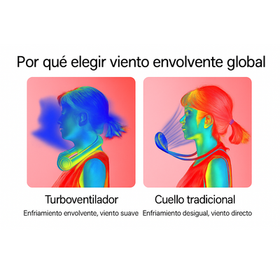 Ventilador de Cuello H6 Sin Aspas