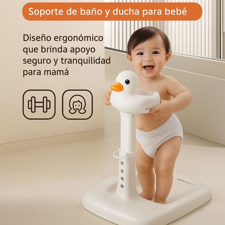 🛁 Bluetpops™ Asiento de Baño para Bebés con Abrazos